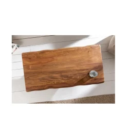 Stolik kawowy Maamut 110 cm drewno akacja honey
