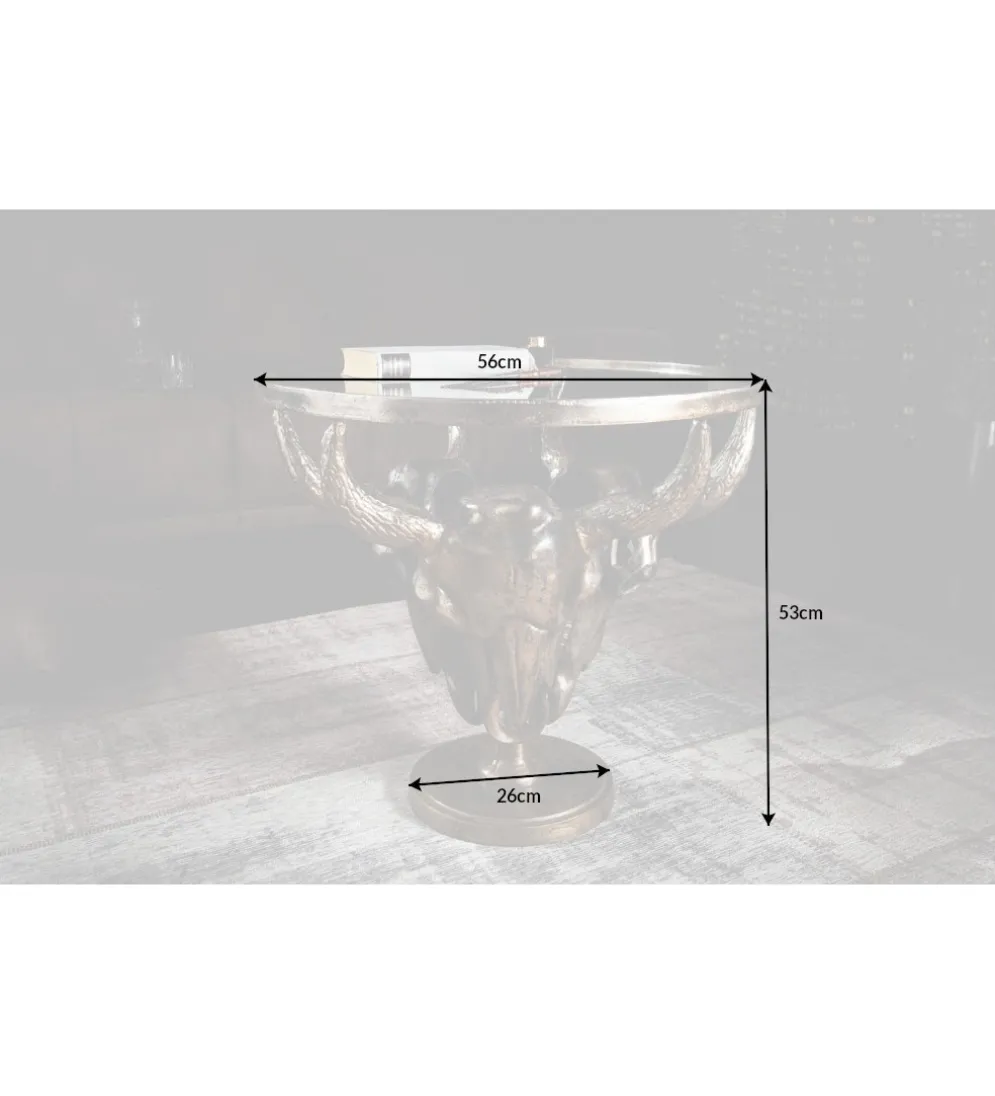 Stolik kawowy Matador 56 cm brązowy