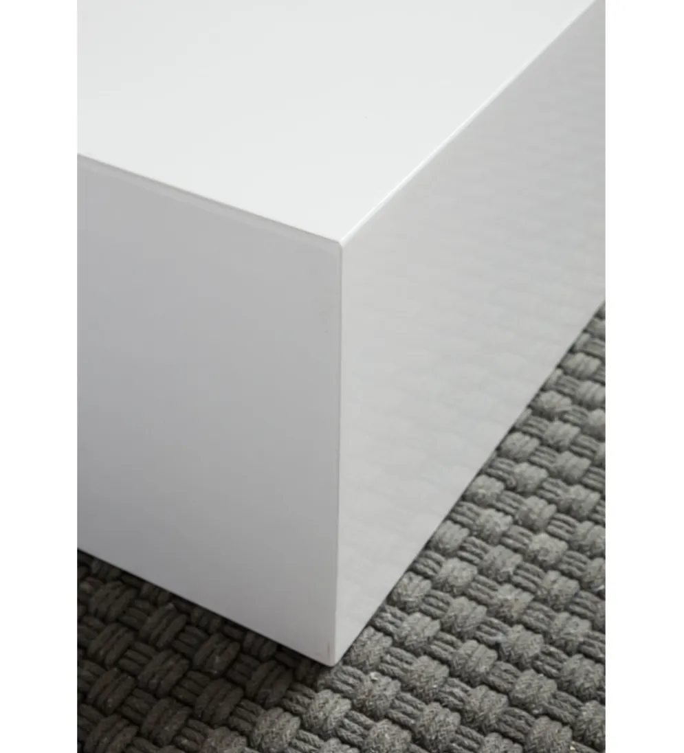 Stolik kawowy MONOBLOC 60 cm biały