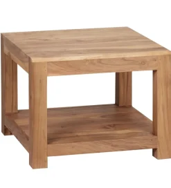 Stolik kawowy MUMBAI 60 cm drewno akacja