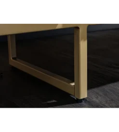 Stolik kawowy NIGATA 110 cm Drewno Mango Brąz