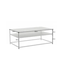 Stolik kawowy OLIMPIA 100 cm czarny