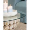 Stolik kawowy OPEN 110 cm drewno teak