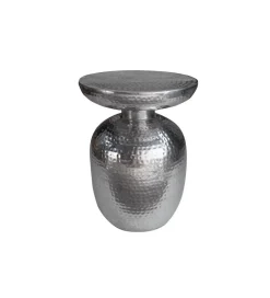 Stolik Kawowy Orient 36 Cm W Kolorze srebrnym