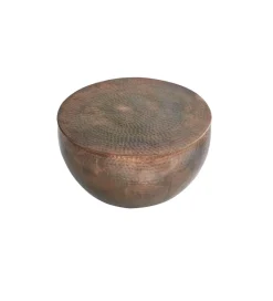 Stolik kawowy Orient II 60 cm antyczna miedź