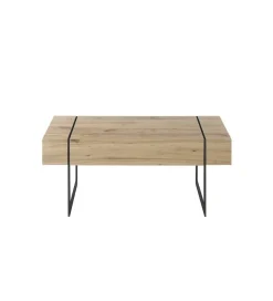 Stolik kawowy PAPHOS 110 cm w optyce dąb sękaty