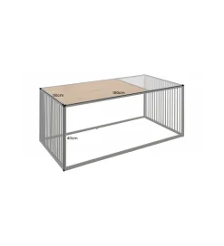Stolik kawowy PASCAL 100 cm w optyce dąb dziki