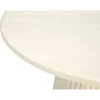 Stolik kawowy PATO 50 cm drewno mango biała