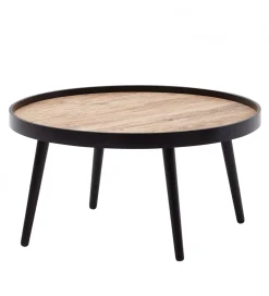 Stolik kawowy PILER 76 cm czarny