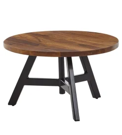 Stolik kawowy RASZI 60 cm drewno sheesham