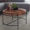 Stolik kawowy RIBERA 62 cm drewno akacja