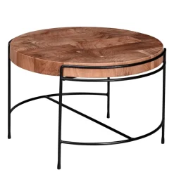 Stolik kawowy RIBERA 62 cm drewno akacja