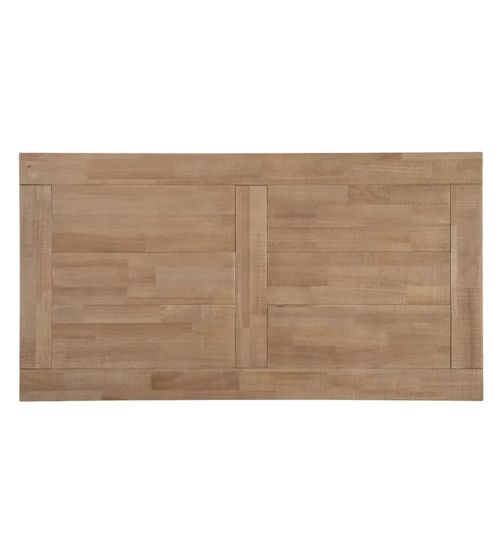 Stolik kawowy RUBBERY 130 cm drewno kauczuk naturalne