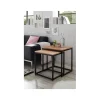 Stolik kawowy SAKURA set 2 dębowe