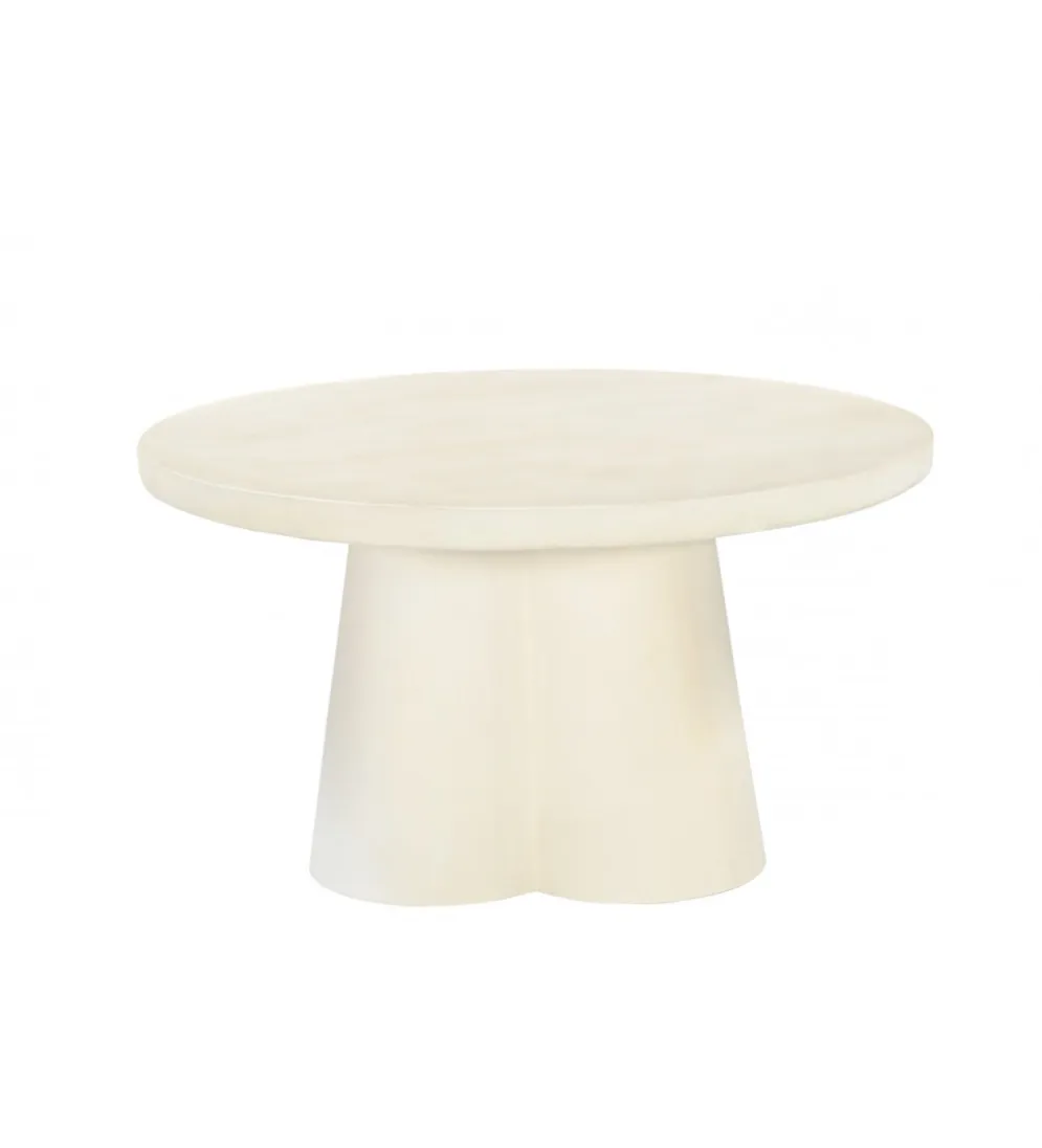 Stolik kawowy SANDI 80 cm kremowy