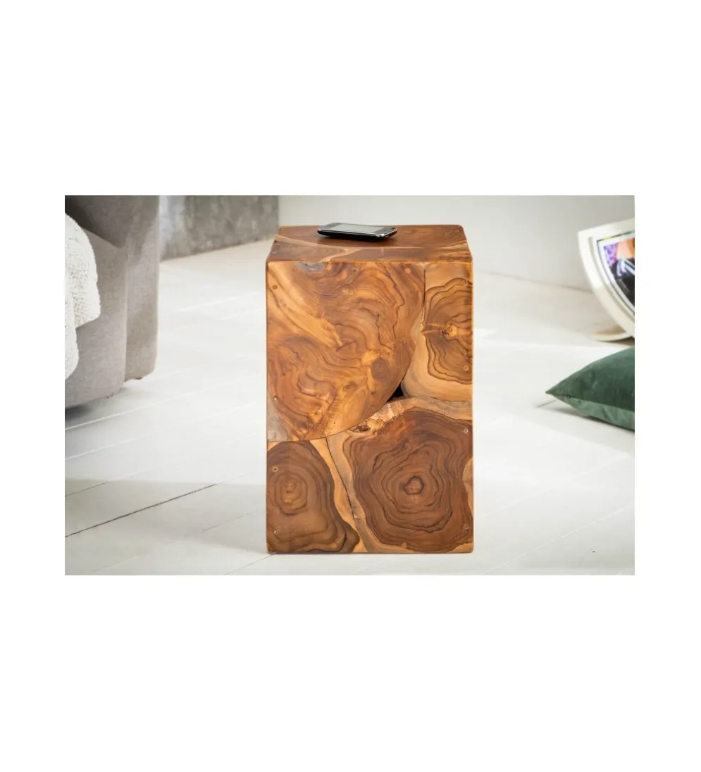 Stolik Kawowy Shark 30 Cm Teak