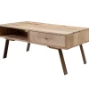 Stolik kawowy SIKAR 95 cm drewno mango