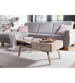 Stolik kawowy SIKAR 95 cm drewno mango