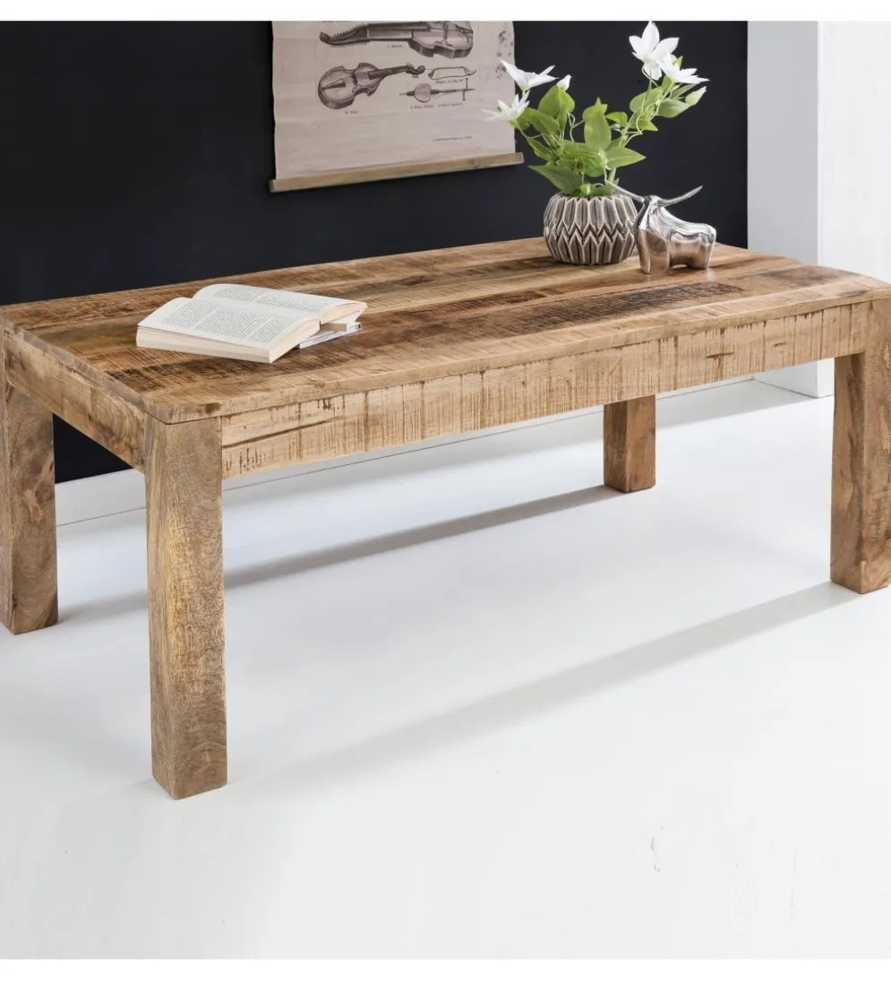 Stolik kawowy TALISA Craft110 cm drewno mango