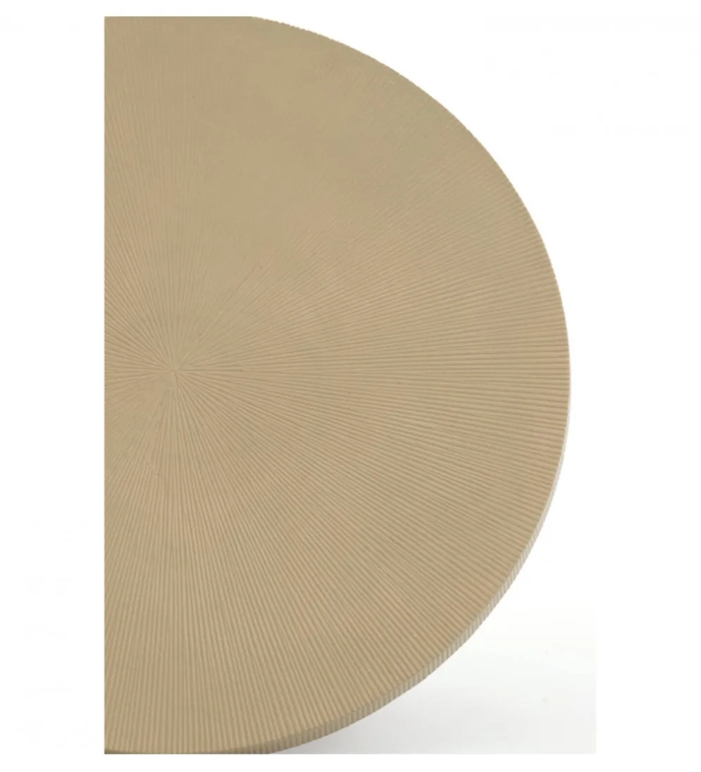 Stolik kawowy TIGRAN 75 cm piaskowy mat