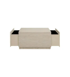 Stolik kawowy TRAVERTINO TRUNK 80 x 60 cm