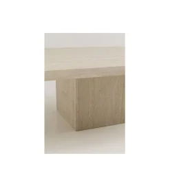 Stolik kawowy TRAVERTINO 100 x 100 cm naturalny