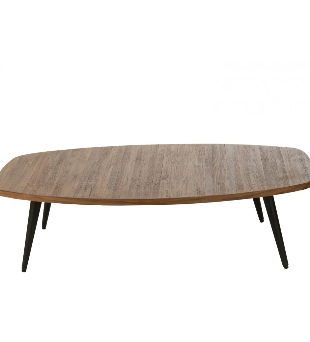 Stolik kawowy UDINE 120 cm drewno teak