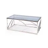 Stolik kawowy UNIVERSE 120 cm srebrny