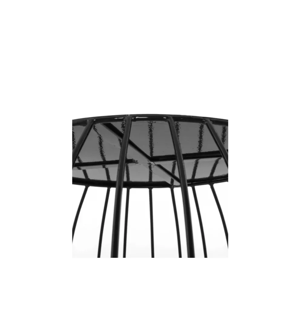 Stolik kawowy VENI 60 cm czarny