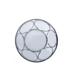 Stolik kawowy VENUS 80 cm srebrny