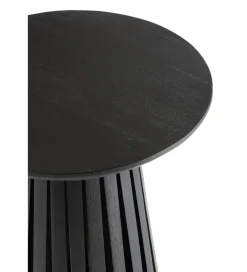 Stolik kawowy VINCENT 40 cm drewno mango czarny