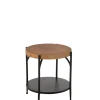 Stolik kawowy VONI 45 cm woptyce drewna