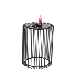 Stolik kawowy Wire set zestaw 2 czarny
