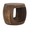 Stolik kawowy WOHNLING 50 cm drewno sheesham