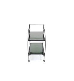 Stolik na kółkach LOFT 74 cm czarny