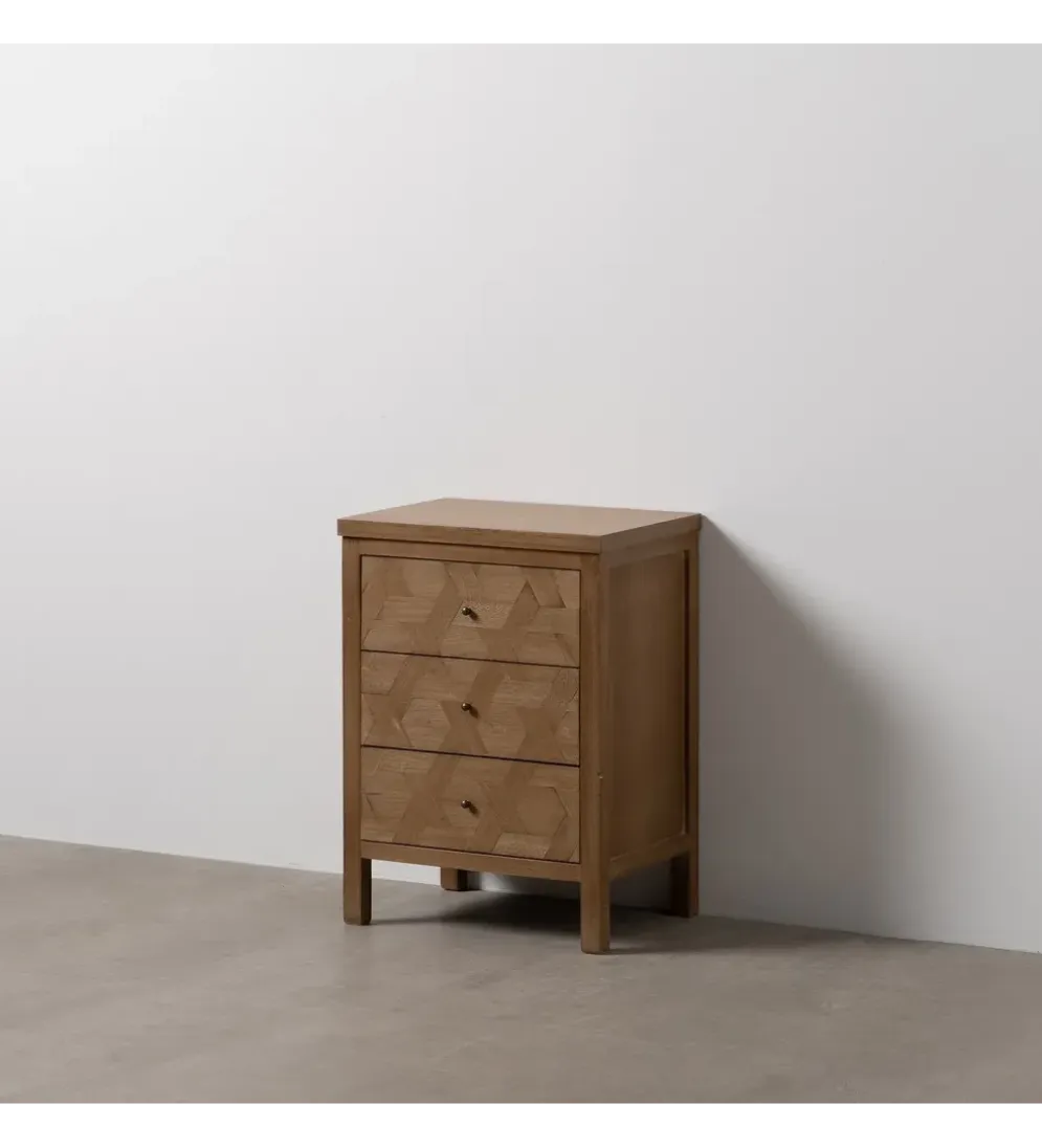 Stolik nocny BRAYAN 66 cm naturalny