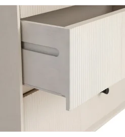Stolik nocny ENTARADA 61 cm kremowy