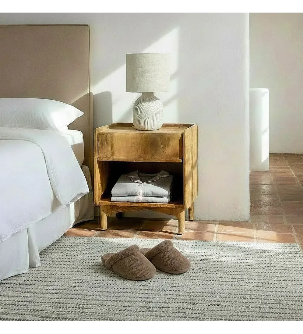 Stolik nocny GALT 50 cm drewno mango naturalny
