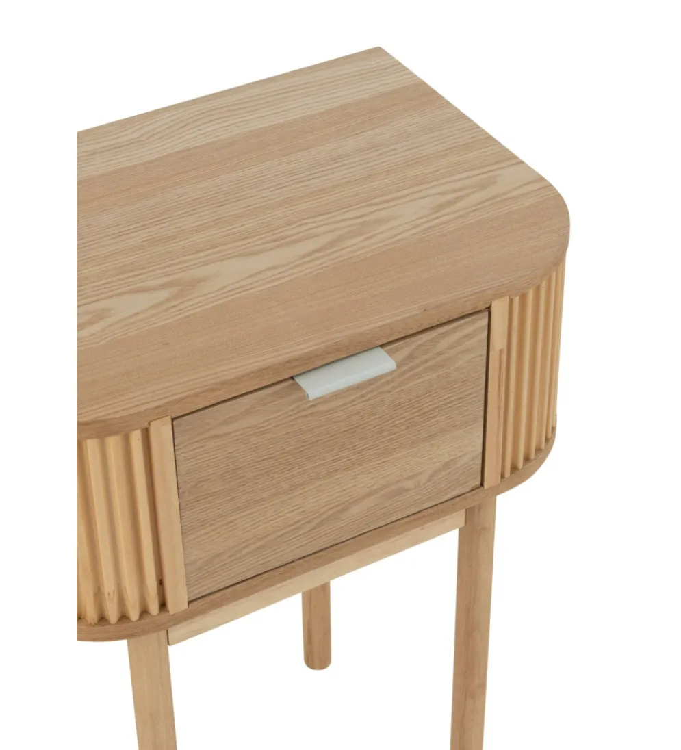 Stolik nocny GEZA 67 cm naturalny