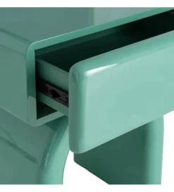 Stolik nocny LACQUER 50 cm zielony