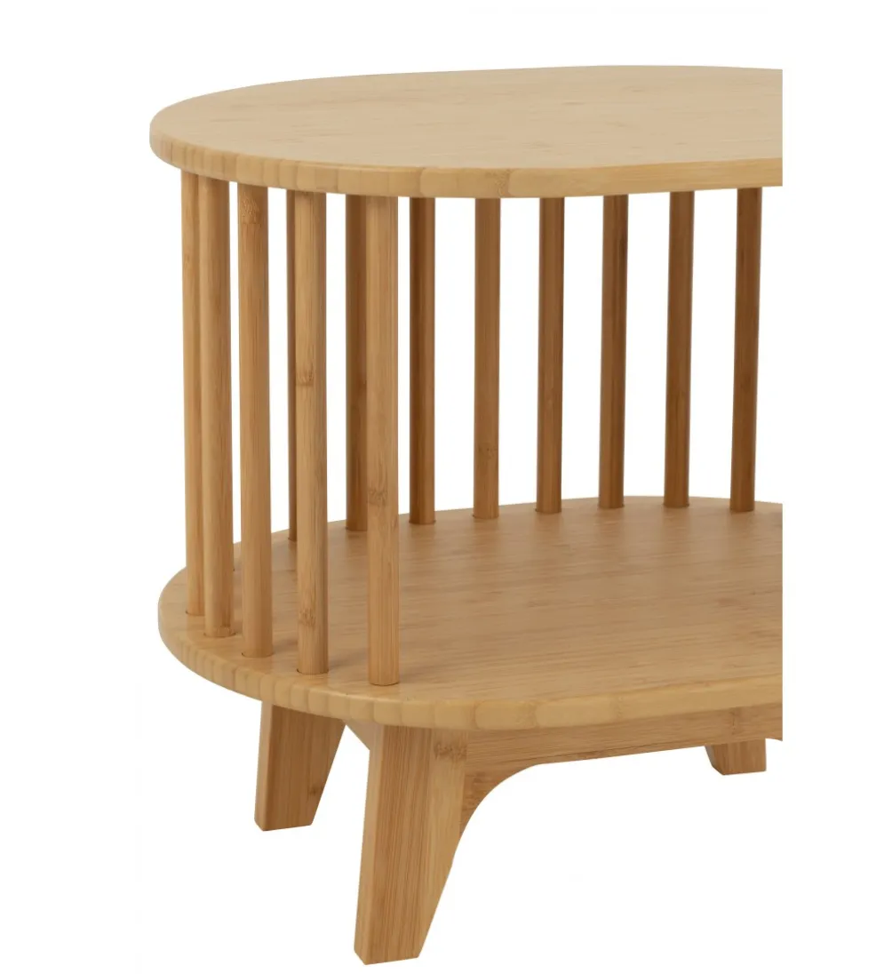 Stolik nocny LIVE 46 cm bambus naturalny