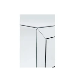 Stolik nocny LUXURY 49 cm transparentna