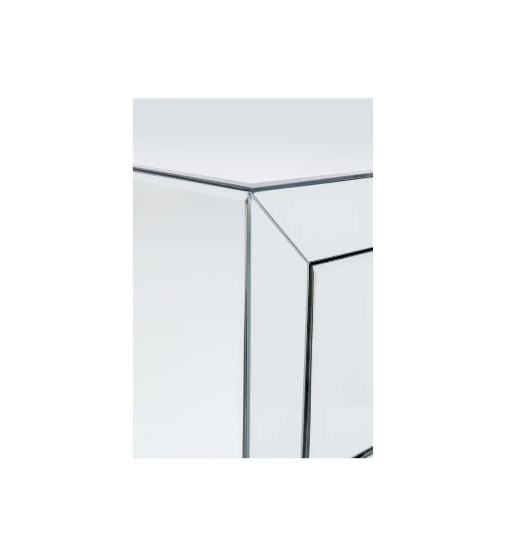 Stolik nocny LUXURY 49 cm transparentna