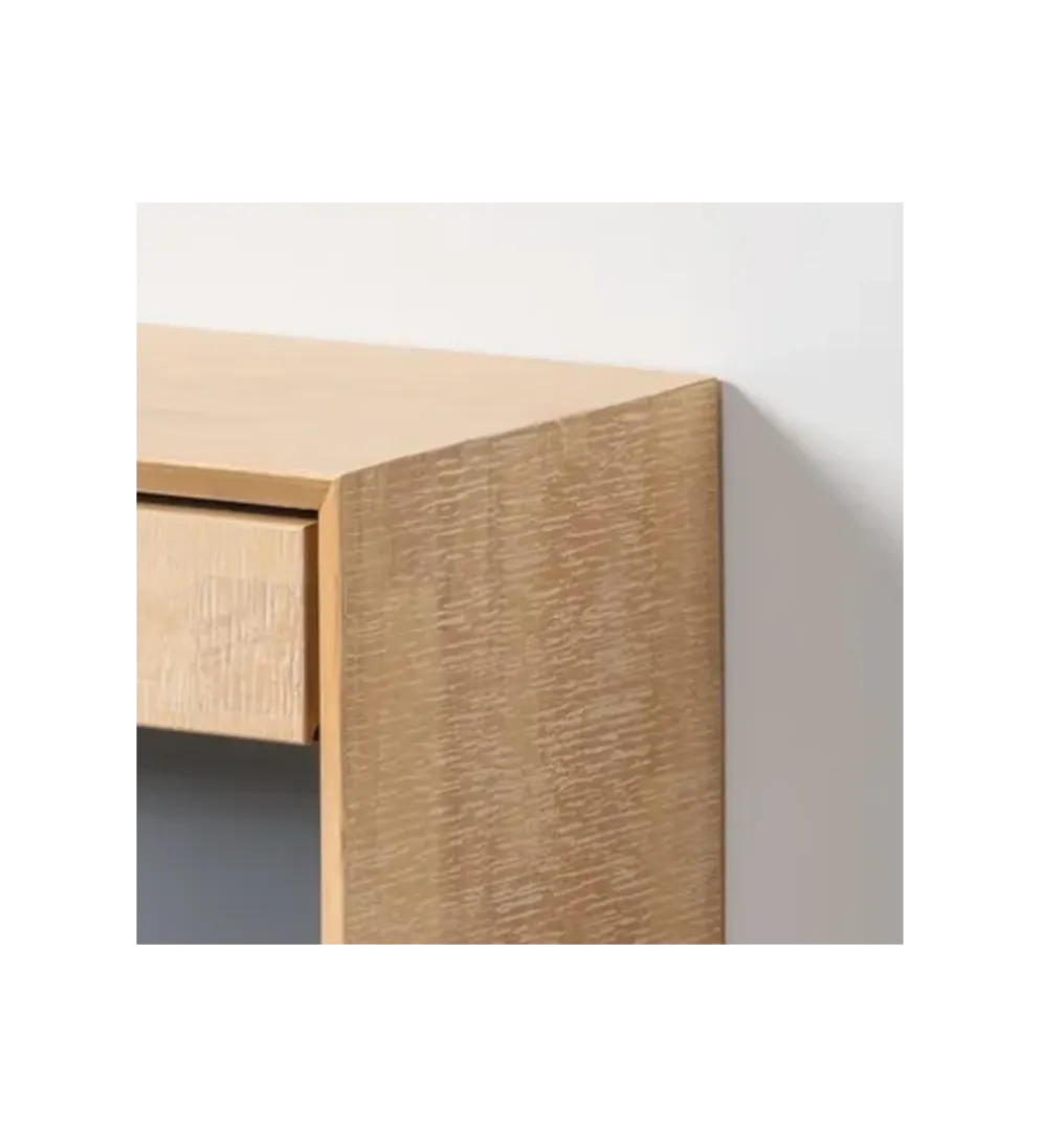 Stolik nocny SINTRA 70 cm drewno kauczuk naturalna