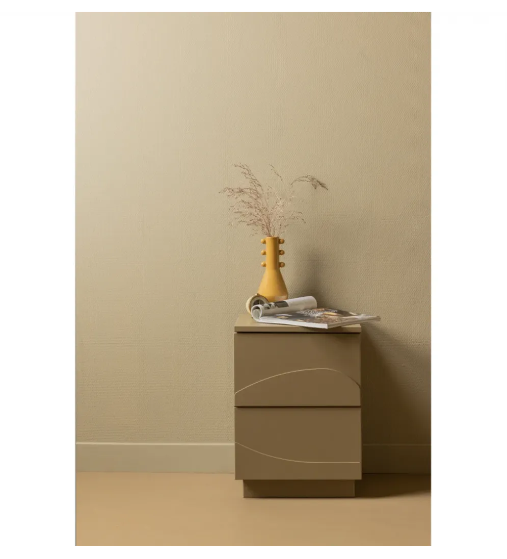 Stolik nocny TEO 50 cm drewno sosny mud