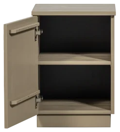Stolik nocny TEO 50 cm drewno sosny mud