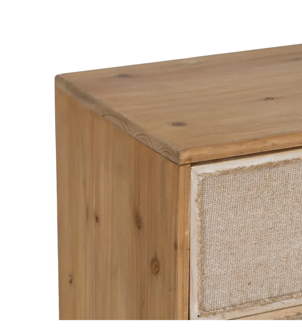 Stolik nocny WARTUM 76 cm naturalny