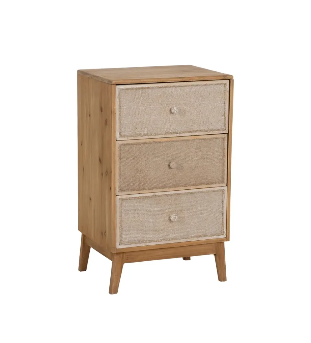 Stolik nocny WARTUM 76 cm naturalny