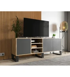 Stolik pod Tv Apollo III 150 cm antracytowy