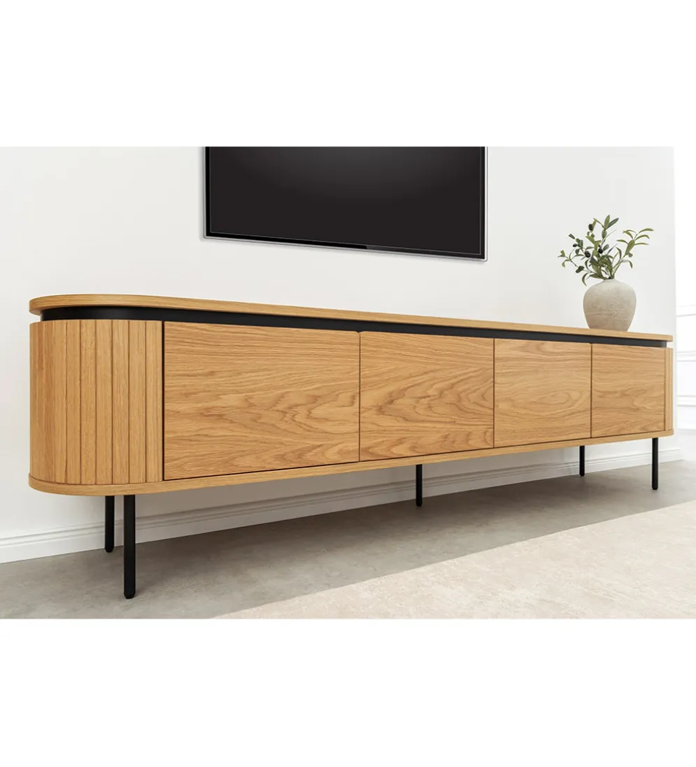 Stolik pod TV ATELIER 200 cm kolor naturalnego dębu